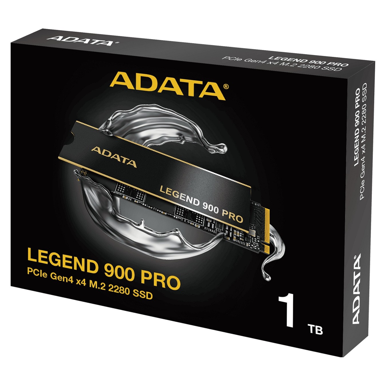 ADATA M.2 SSD - LEGEND 900 Pro - 1 TB, Black Gold, PCIe 4.0 x4, NVMe 1.4, M.2 2280 — Buy in Cyprus with Fast Delivery