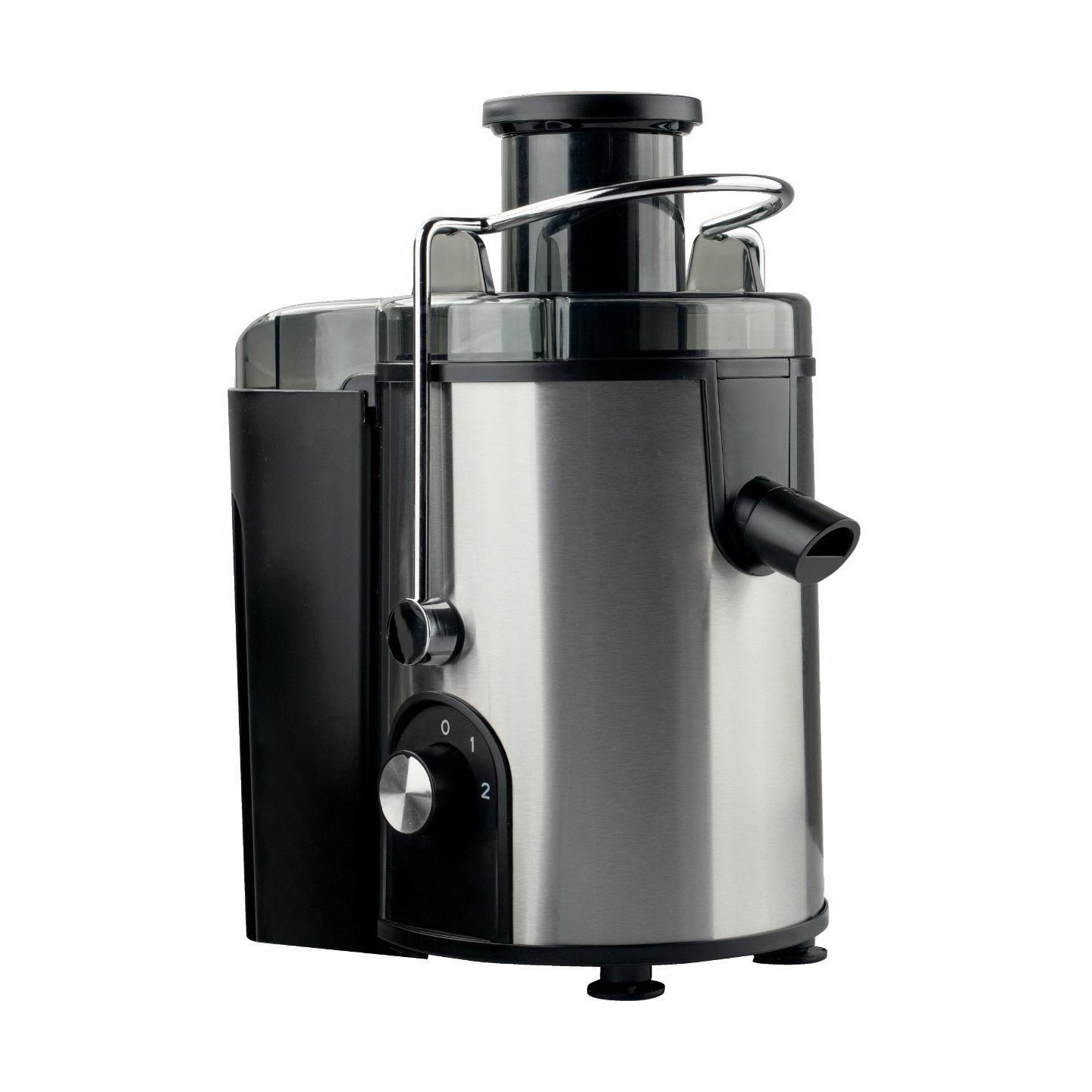 Gorenje Kitchen Juicer - JC400BE - 400W 1.2L Pulp Container XL Tube Inox Black — Buy in Cyprus with Fast Delivery