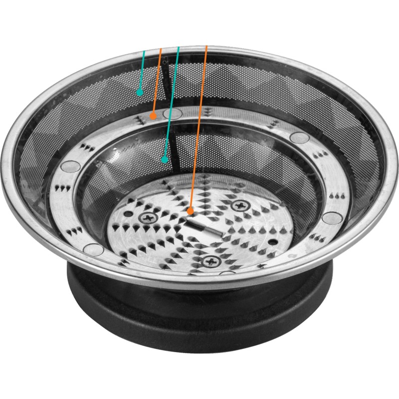 Buy Gorenje Kitchen Juicer - JC400BE - 400W 1.2L Pulp Container XL Tube Inox Black in Cyprus, Nicosia, Limassol, Larnaka, Pafos