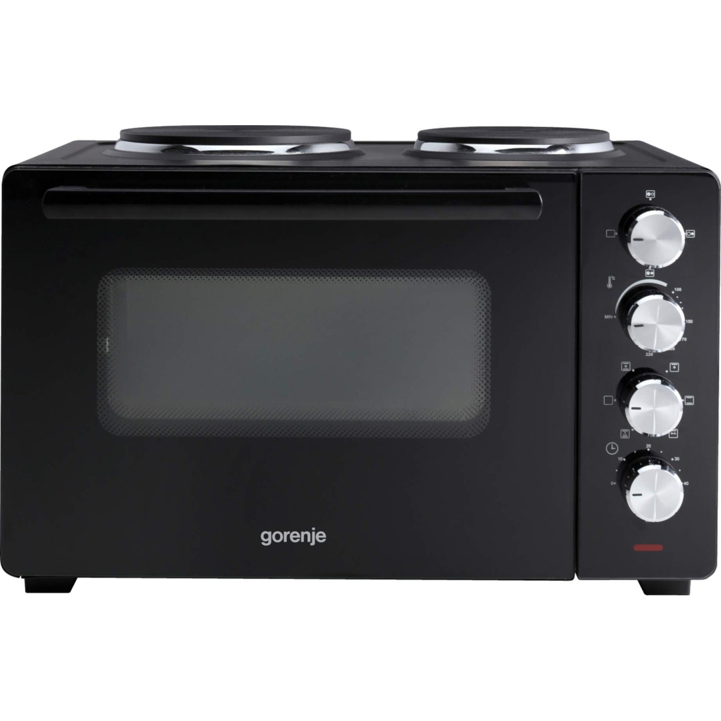 Gorenje Kitchen Oven - OM30GBX - 1000W 30L with Hot Plates — Buy in Cyprus with Fast Delivery