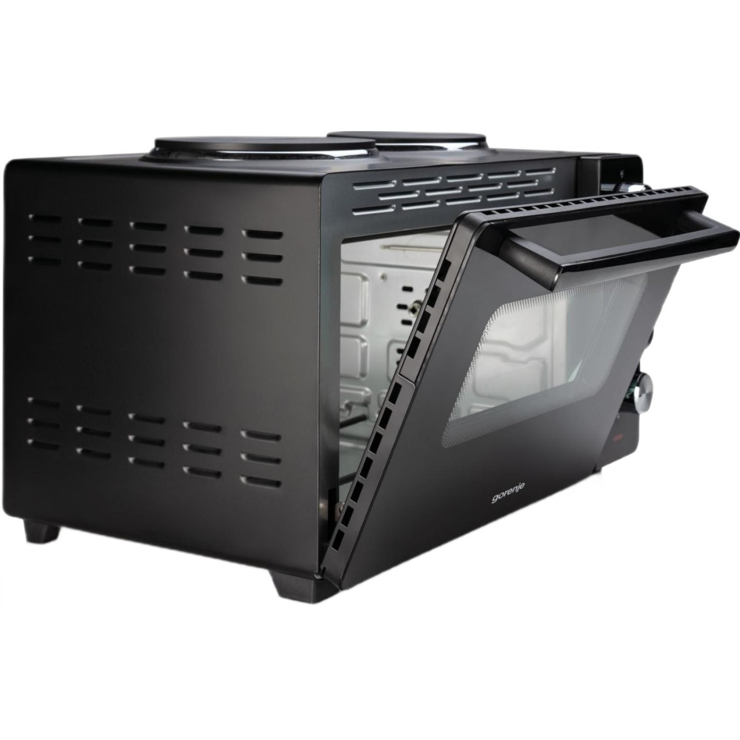 Gorenje Kitchen Oven - OM30GBX - 1000W 30L with Hot Plates — Buy in Cyprus with Fast Delivery