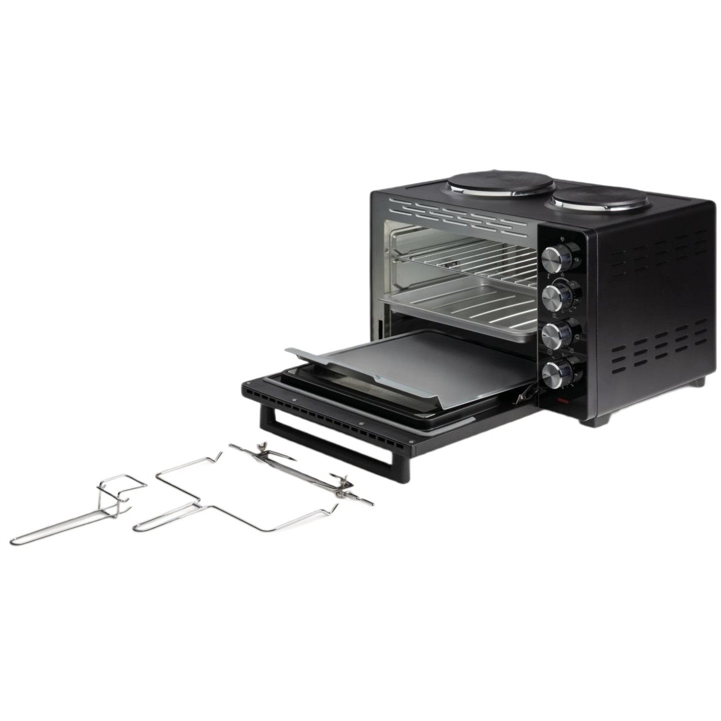 Gorenje Kitchen Oven - OM30GBX - 1000W 30L with Hot Plates — Buy in Cyprus with Fast Delivery