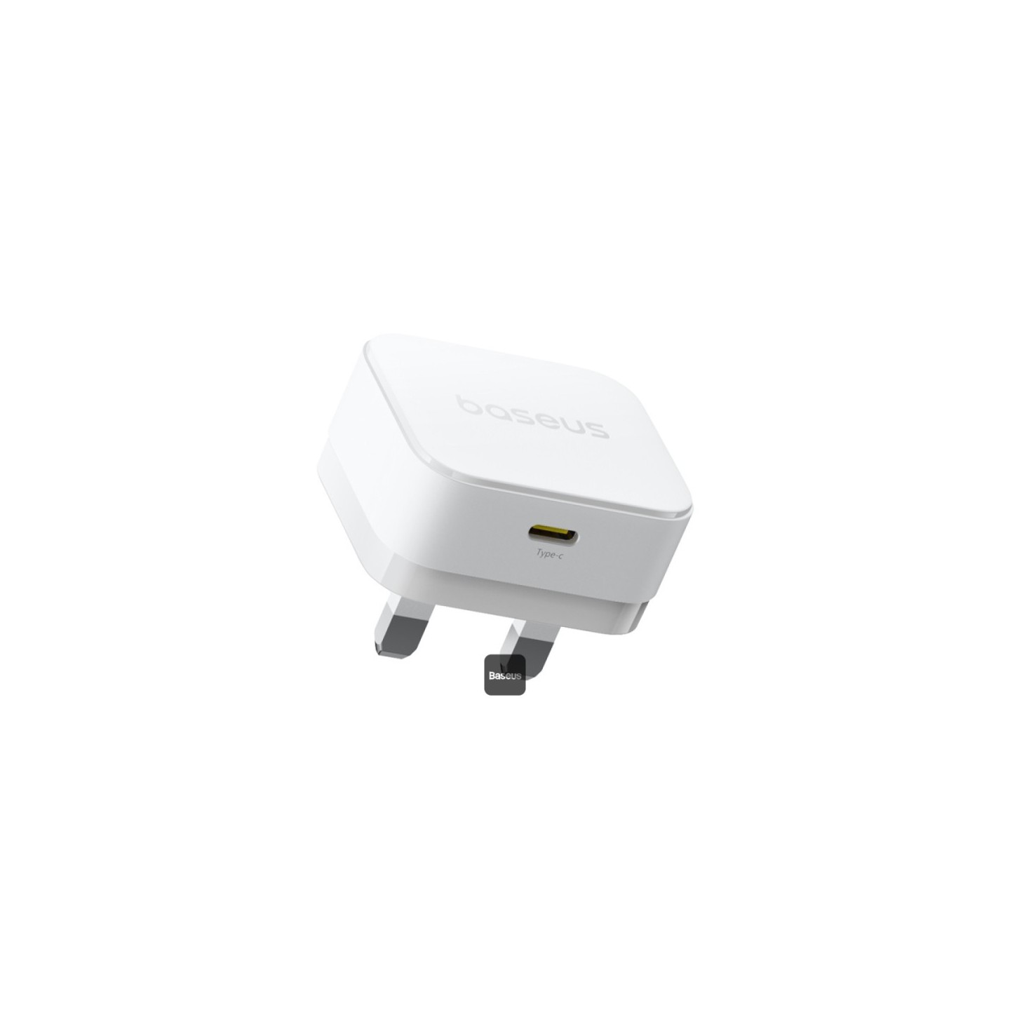 Baseus Wall Charger - 20W USB-C PALM Series UK White — Buy in Cyprus with Fast Delivery