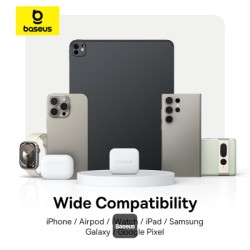 Buy Baseus Wall Charger - 20W USB-C PALM Series UK White in Cyprus, Nicosia, Limassol, Larnaka, Pafos