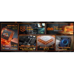 Buy MINIX Mini PC - NR774 - Ryzen7 8745H, 32GB DDR5, 1TB SSD, 2.5GbE, HDMI DP US... in Cyprus, Nicosia, Limassol, Larnaka, Pafos