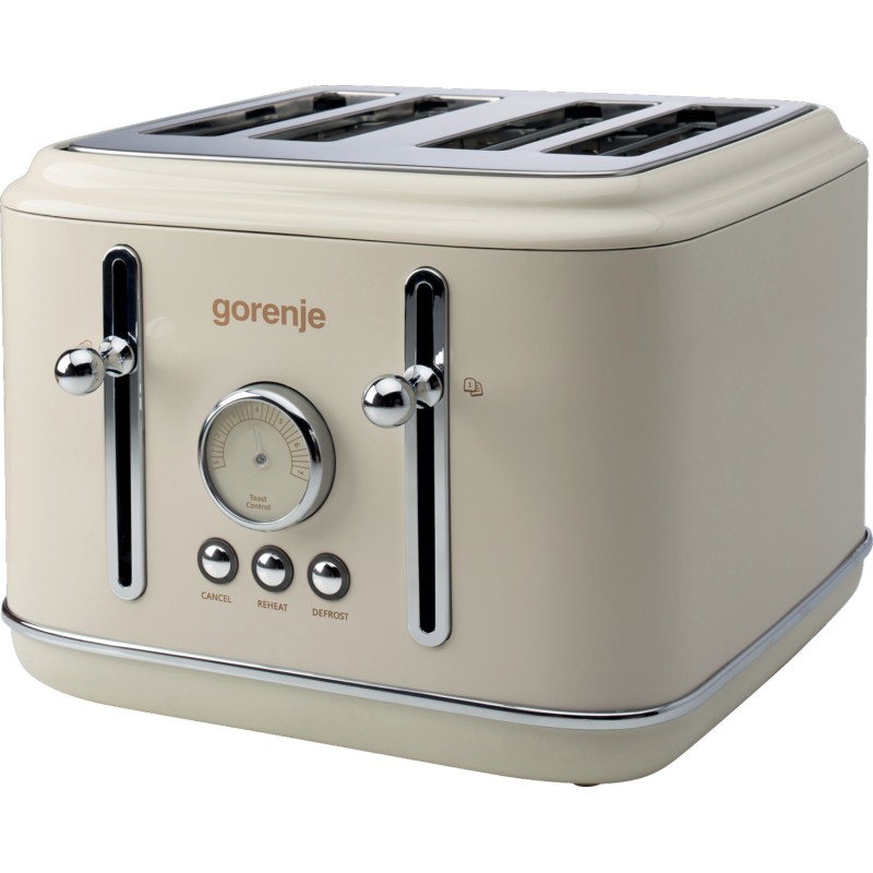 Buy Gorenje Kitchen Toaster - T2300CLIN - 2300W 4 Slots 6 Heating Levels Classic... in Cyprus, Nicosia, Limassol, Larnaka, Pafos