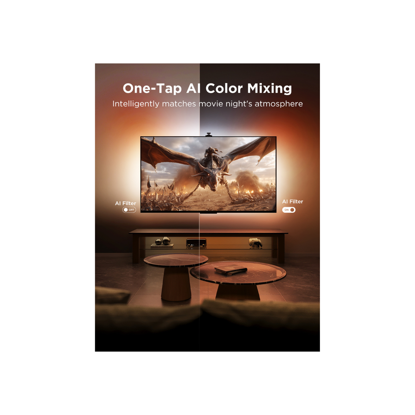 Govee TV Backlight - 3 Pro With 3 Cameras (55-65 inch) (UK) — Buy in Cyprus with Fast Delivery