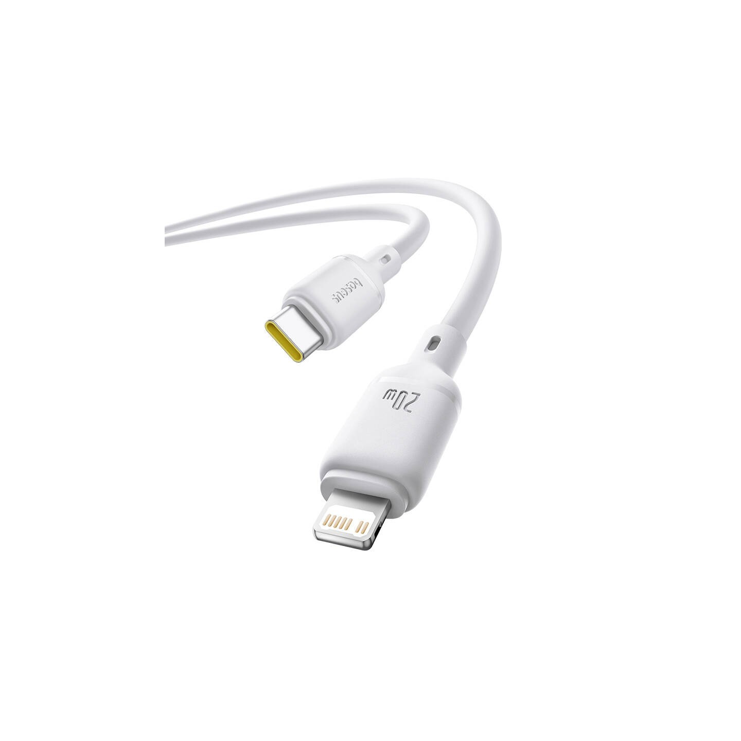Baseus Cable Lightning to USB-C Silky Series 1.0m White — Buy in Cyprus with Fast Delivery