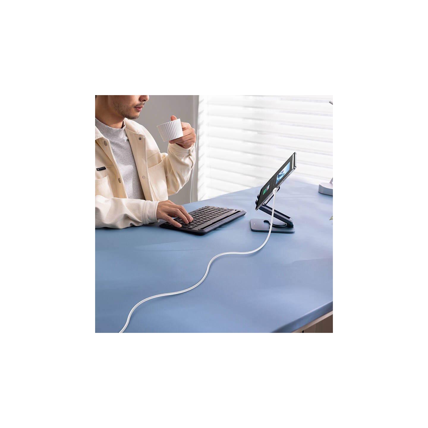 Baseus Cable Lightning to USB-C Silky Series 1.0m White — Buy in Cyprus with Fast Delivery