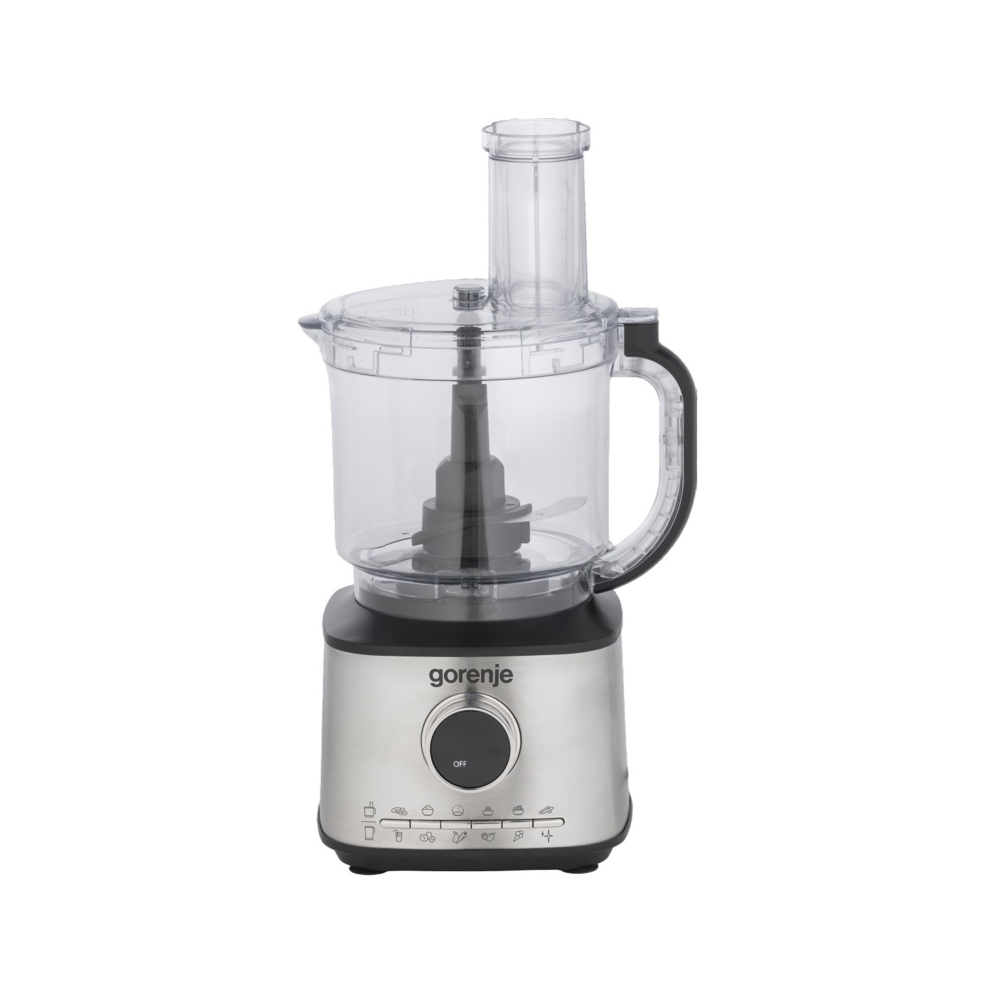 Gorenje Kitchen Blender Food Processor 1500W with 8 attachments - SBR1500E - Black Stainless