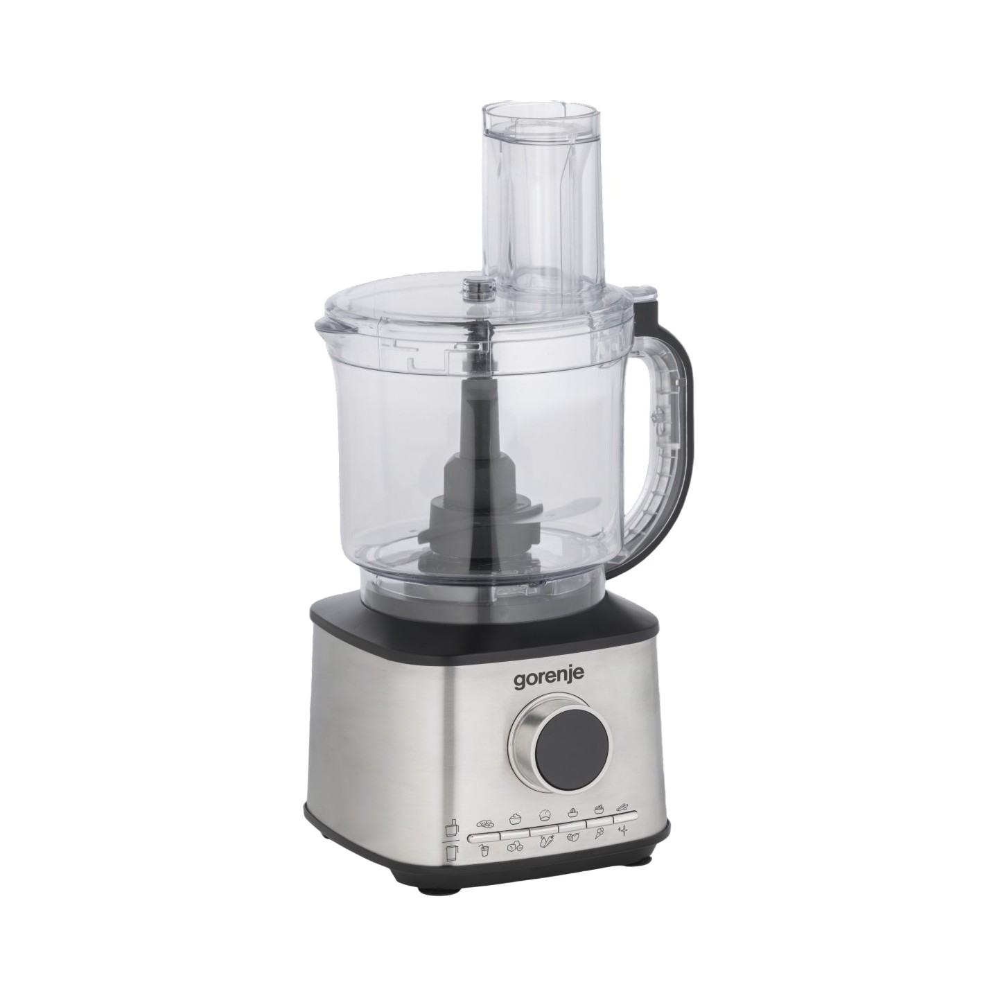 Gorenje Kitchen Blender Food Processor 1500W with 8 attachments - SBR1500E - Black Stainless