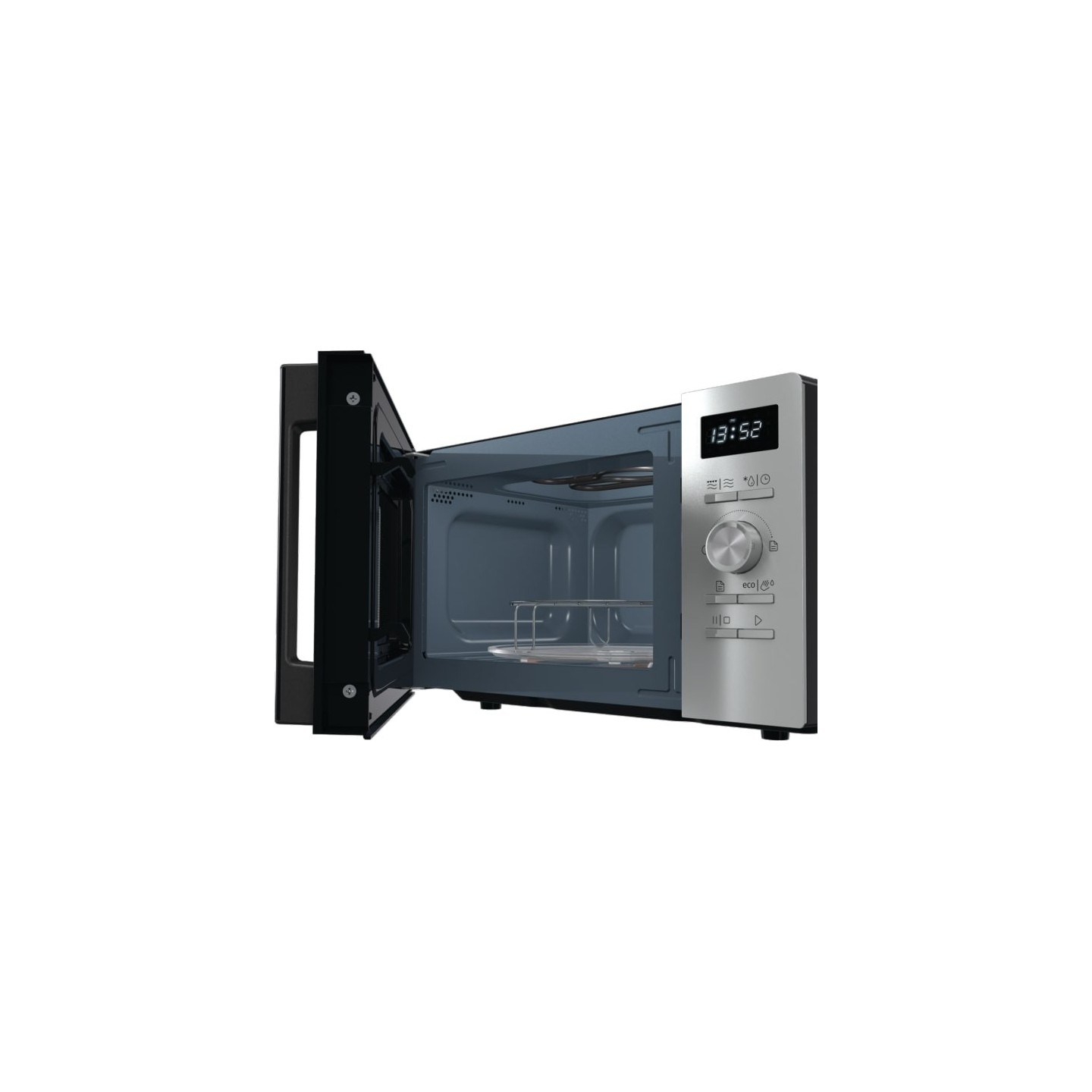 Gorenje Kitchen Microwave Oven - MO20A4XH - 800W + Grill 1000W 20L 11 Programs Digital Screen Stainless Steel