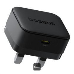 Buy Baseus Charger - Wall 20W USB-C PALM Series UK Black in Cyprus, Nicosia, Limassol, Larnaka, Pafos