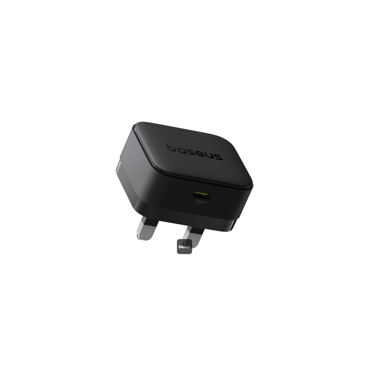 Baseus Charger - Wall 20W USB-C PALM Series UK Black — Buy in Cyprus with Fast Delivery