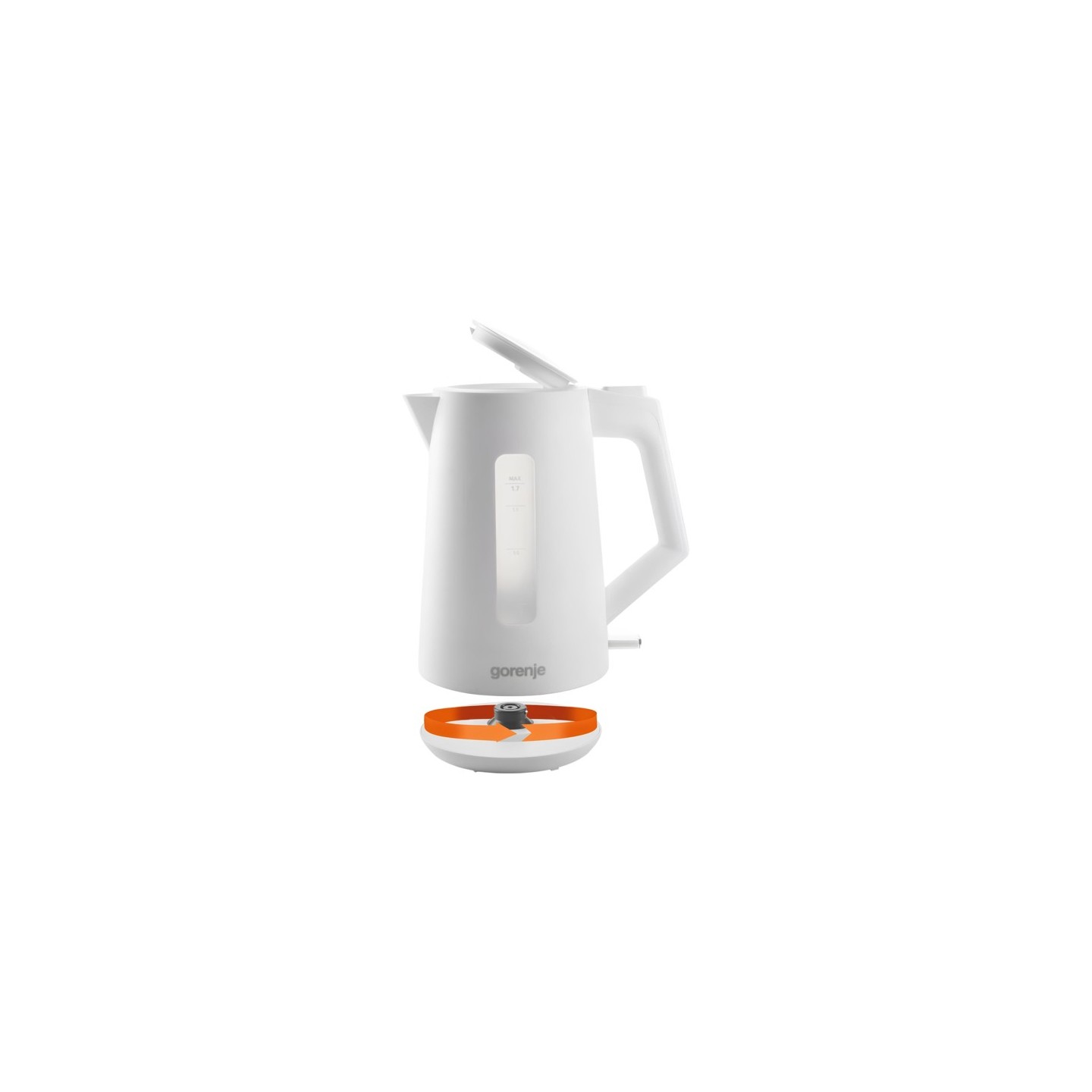 Gorenje Kitchen Kettle - K17OPW - 2200W 1.7L White — Buy in Cyprus with Fast Delivery