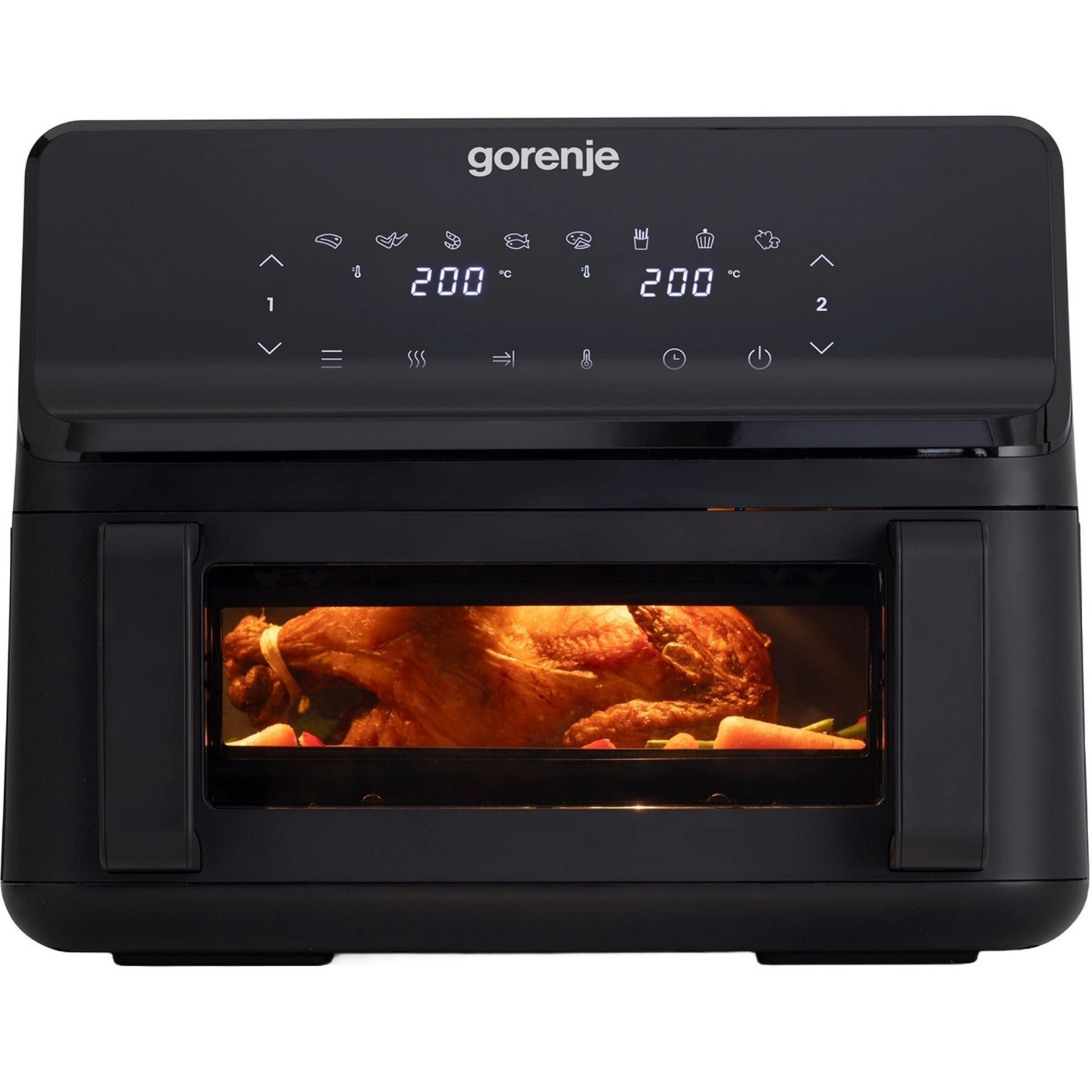 Gorenje Kitchen Air Fryer - AF2700BP - 2700W, 9L, 8 Programs, 2x Independent Cavities — Buy in Cyprus with Fast Delivery