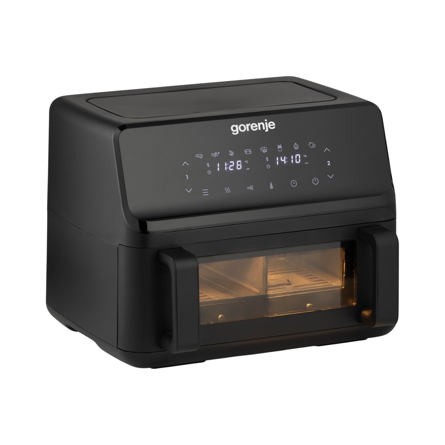 Gorenje Kitchen Air Fryer - AF2700BP - 2700W, 9L, 8 Programs, 2x Independent Cavities — Buy in Cyprus with Fast Delivery