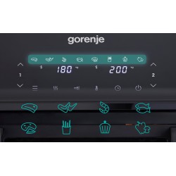 Buy Gorenje Kitchen Air Fryer - AF2700BP - 2700W, 9L, 8 Programs, 2x Independent... in Cyprus, Nicosia, Limassol, Larnaka, Pafos