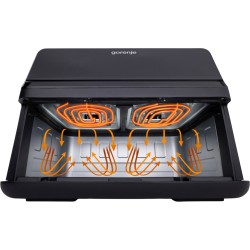 Buy Gorenje Kitchen Air Fryer - AF2700BP - 2700W, 9L, 8 Programs, 2x Independent... in Cyprus, Nicosia, Limassol, Larnaka, Pafos