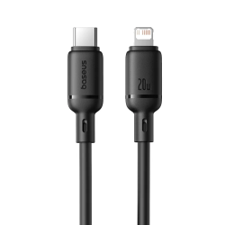 Buy Baseus Cable Lightning to USB-C Silky Series - 1.0m Black in Cyprus, Nicosia, Limassol, Larnaka, Pafos