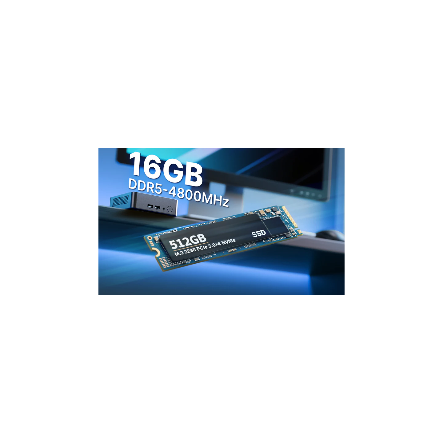 MINIX NUC355 Mini PC Intel Core 3 N355 16GB DDR5 512GB SSD Triple 4K Win11 Pro (Boxed) — Buy in Cyprus with Fast Delivery