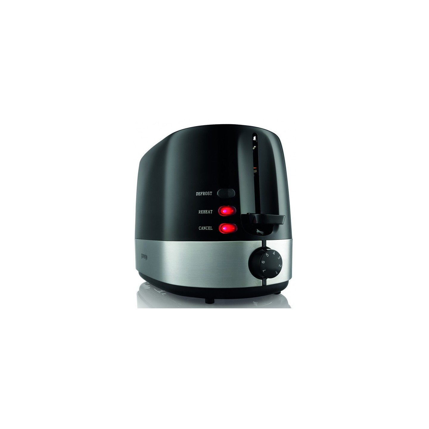 Gorenje Kitchen Toaster - T850BK - 850W 2 Slots 7 Heating Levels Black — Buy in Cyprus with Fast Delivery