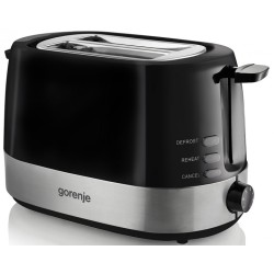 Buy Gorenje Kitchen Toaster - T850BK - 850W 2 Slots 7 Heating Levels Black in Cyprus, Nicosia, Limassol, Larnaka, Pafos