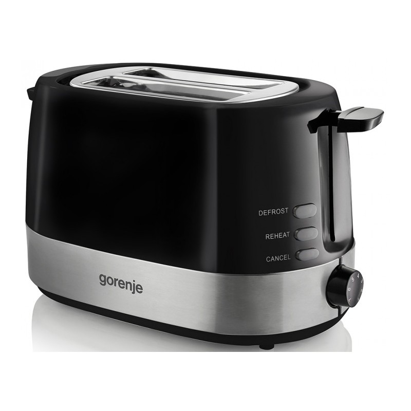 Buy Gorenje Kitchen Toaster - T850BK - 850W 2 Slots 7 Heating Levels Black in Cyprus, Nicosia, Limassol, Larnaka, Pafos