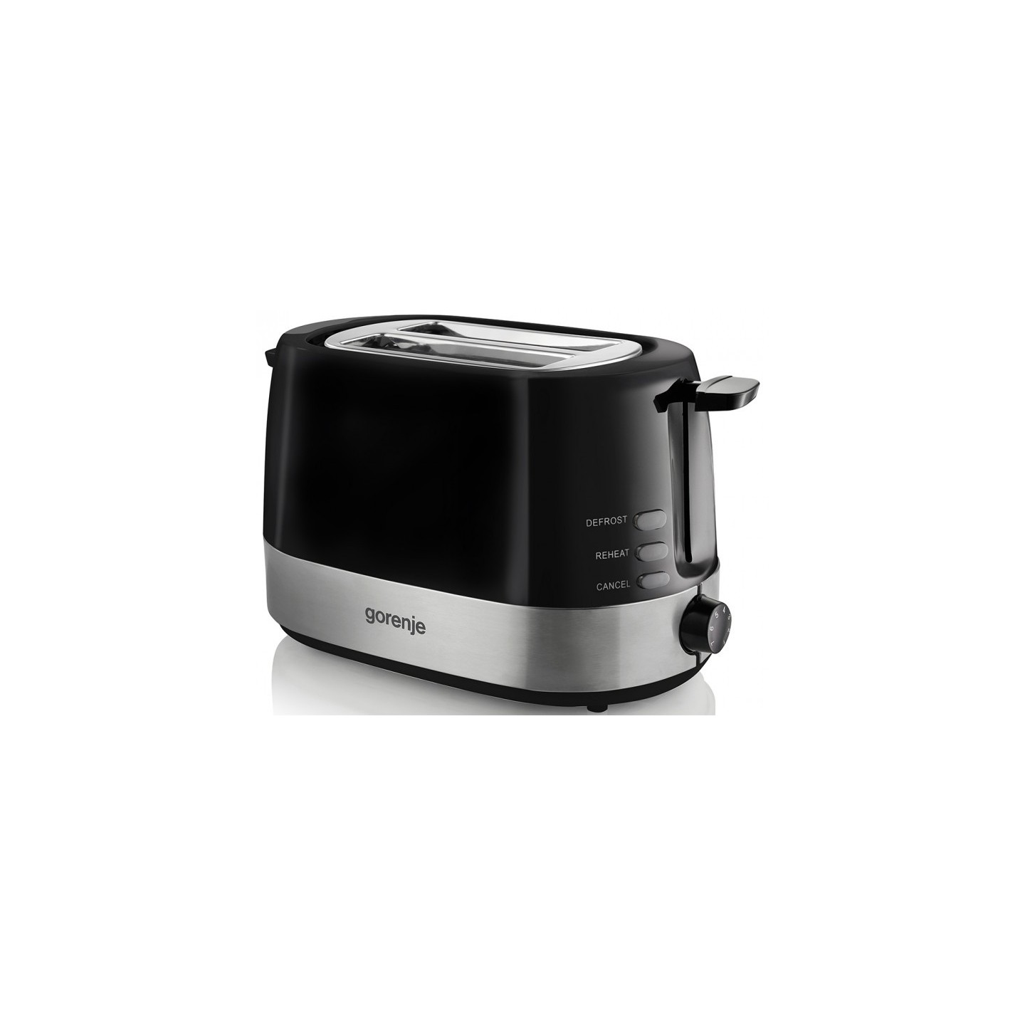 Gorenje Kitchen Toaster - T850BK - 850W 2 Slots 7 Heating Levels Black — Buy in Cyprus with Fast Delivery