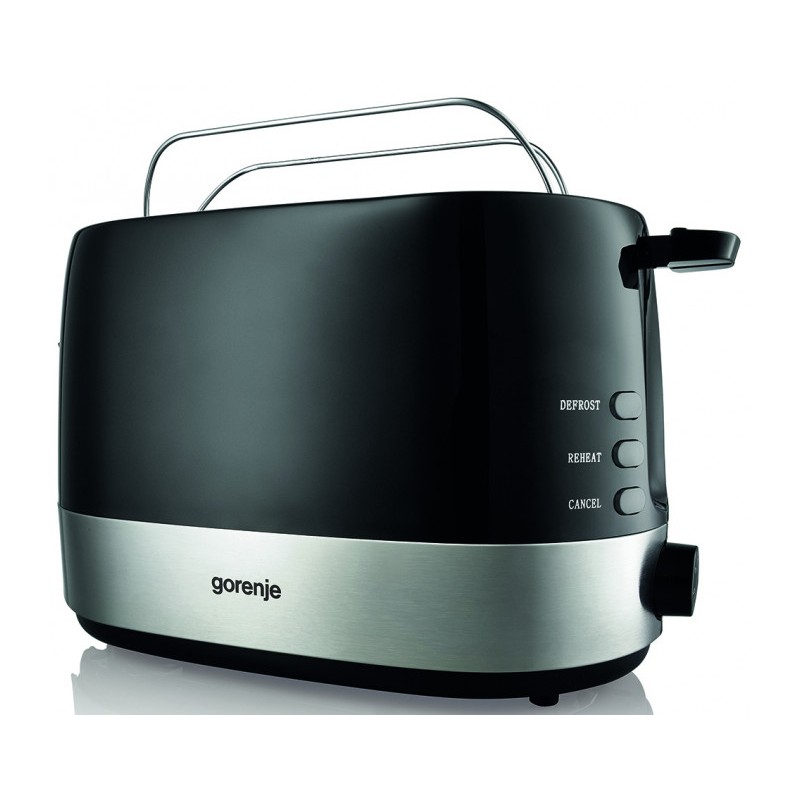 Buy Gorenje Kitchen Toaster - T850BK - 850W 2 Slots 7 Heating Levels Black in Cyprus, Nicosia, Limassol, Larnaka, Pafos