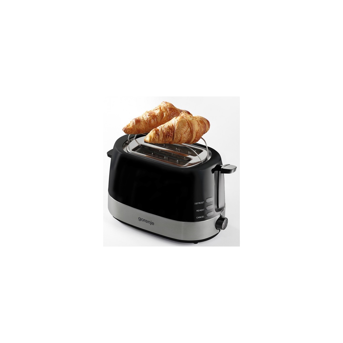 Gorenje Kitchen Toaster - T850BK - 850W 2 Slots 7 Heating Levels Black — Buy in Cyprus with Fast Delivery