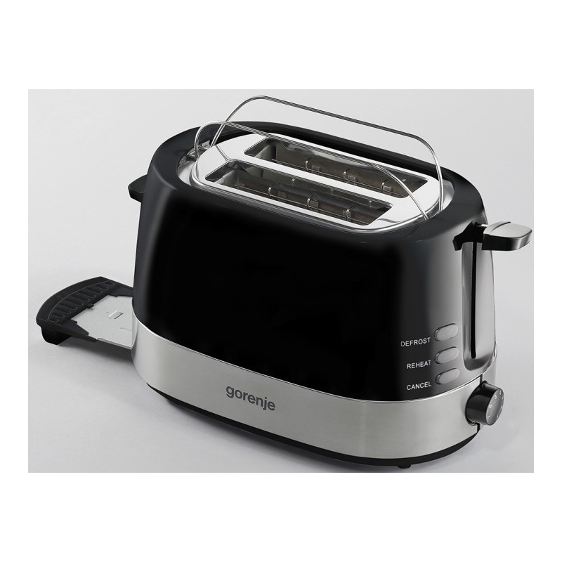 Buy Gorenje Kitchen Toaster - T850BK - 850W 2 Slots 7 Heating Levels Black in Cyprus, Nicosia, Limassol, Larnaka, Pafos