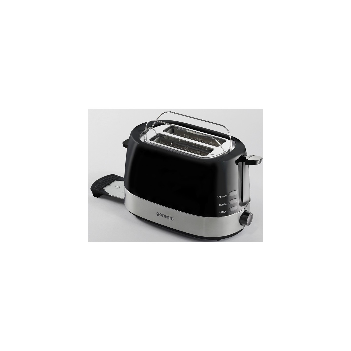 Gorenje Kitchen Toaster - T850BK - 850W 2 Slots 7 Heating Levels Black — Buy in Cyprus with Fast Delivery