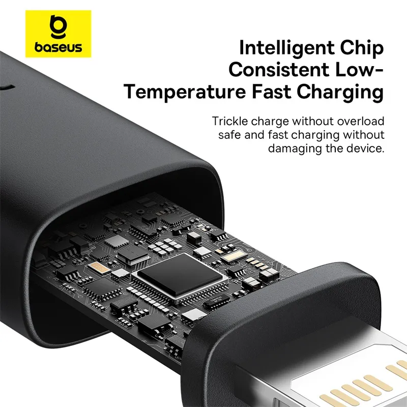 Buy Baseus Cable Lightning to USB-C Dura Series Braided - 1.0m Black in Cyprus, Nicosia, Limassol, Larnaka, Pafos