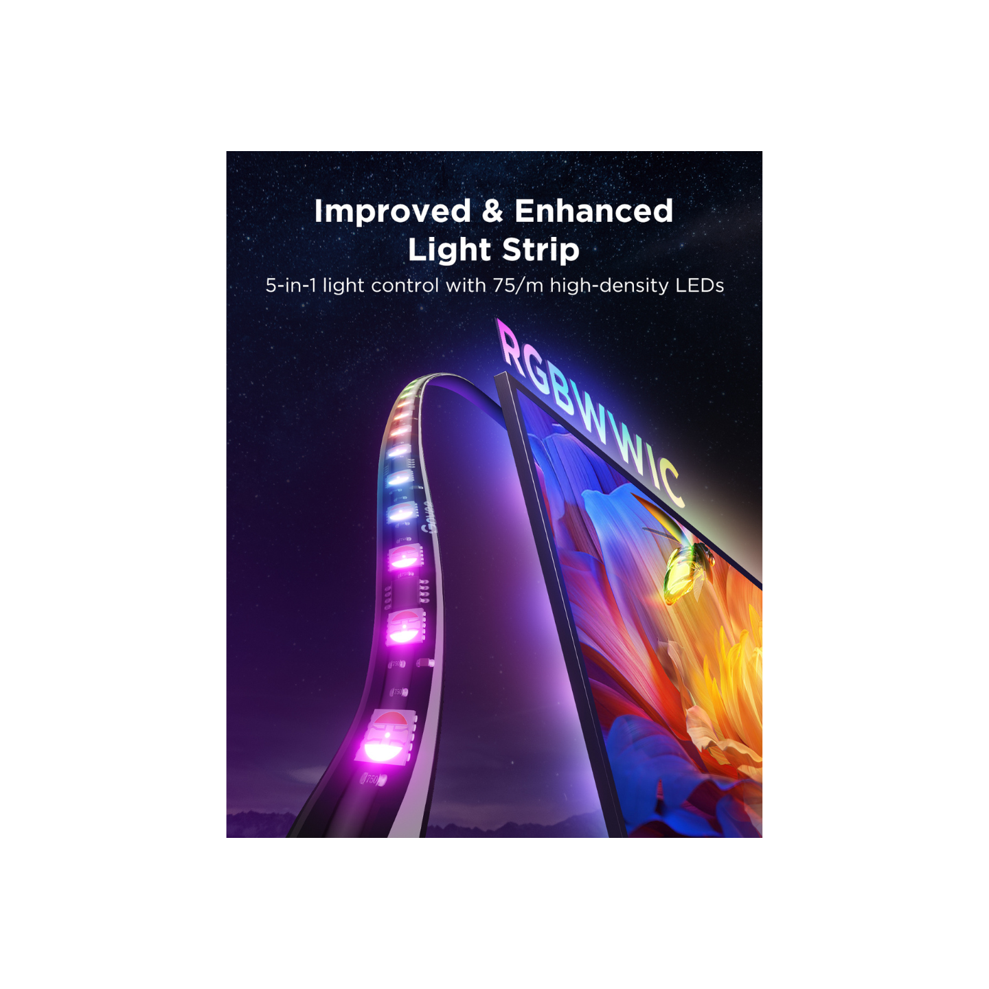 Govee TV Backlight 3 Pro - With 3 Cameras (75-85 inch) (UK) — Buy in Cyprus with Fast Delivery