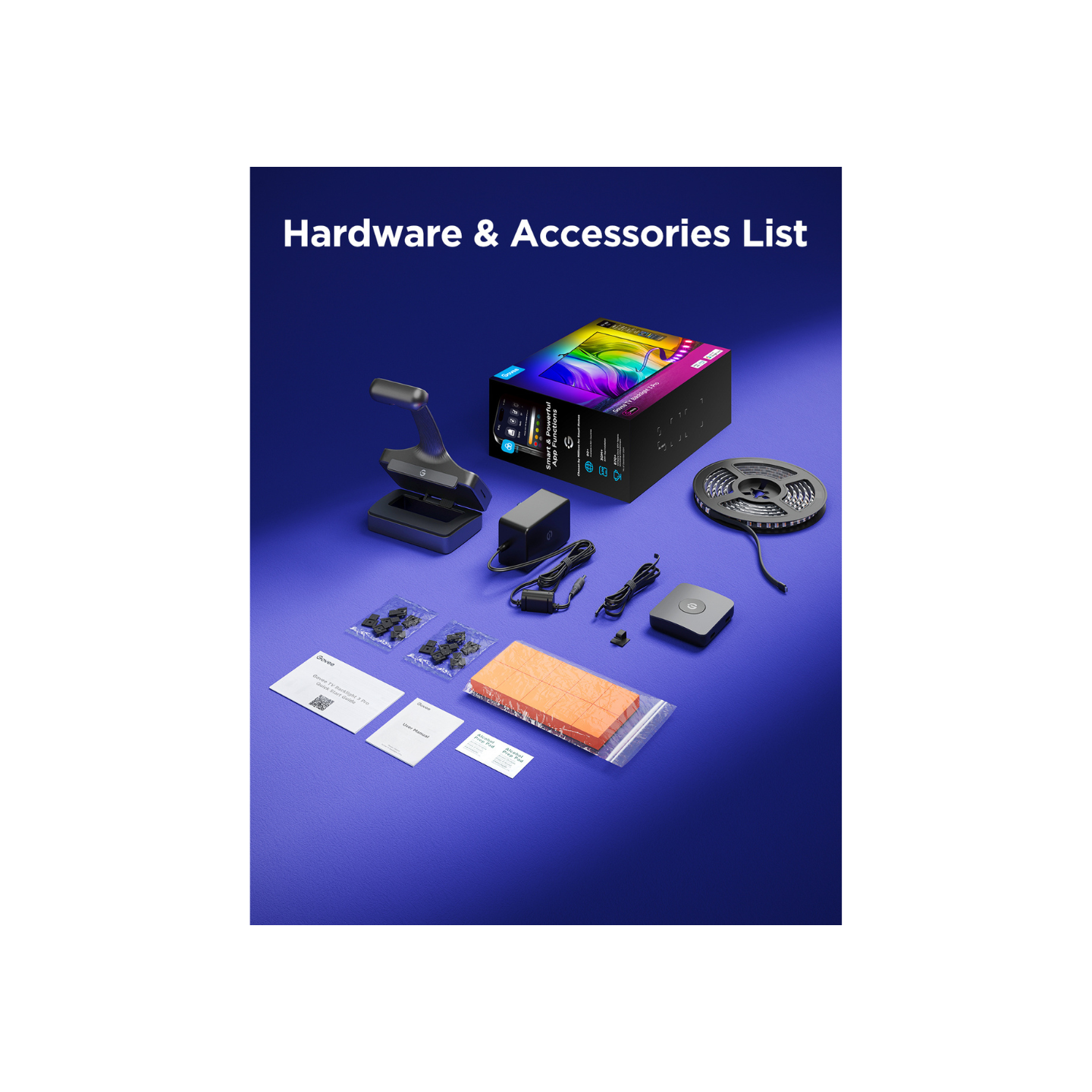 Govee TV Backlight 3 Pro - With 3 Cameras (75-85 inch) (UK) — Buy in Cyprus with Fast Delivery