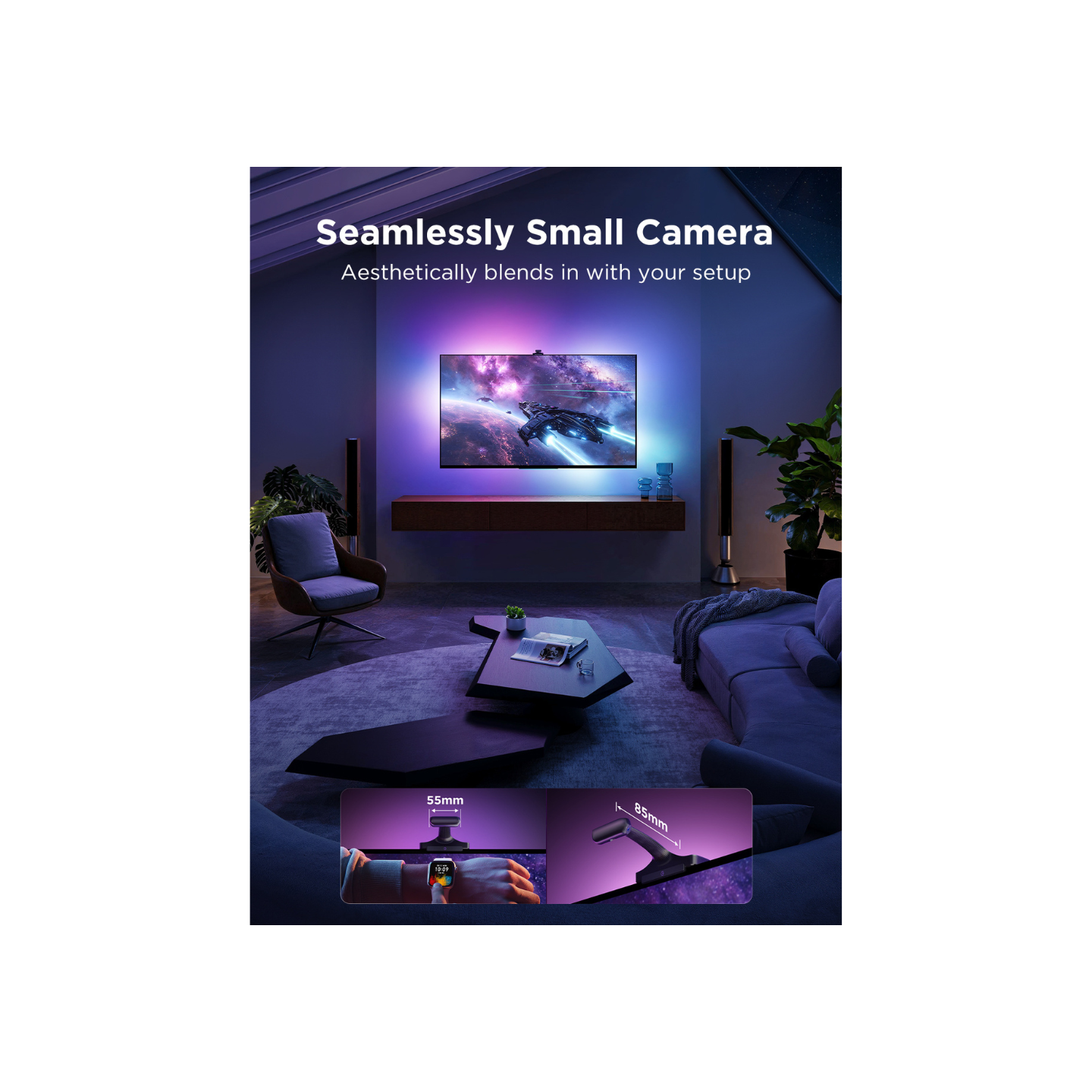 Govee TV Backlight 3 Pro - With 3 Cameras (75-85 inch) (UK) — Buy in Cyprus with Fast Delivery