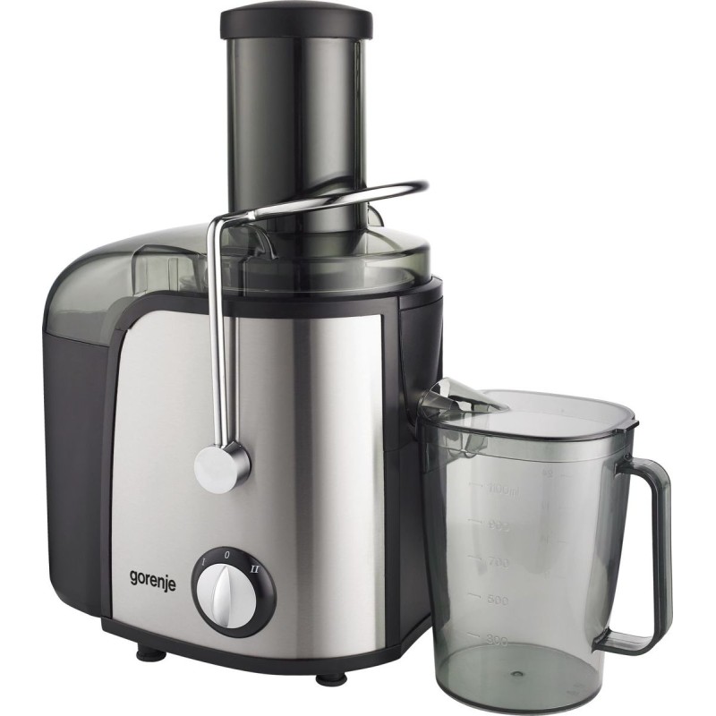 Buy Gorenje Kitchen Juicer 800W 1.5L Pulp Container XL Tube Inox Black - JC805EI... in Cyprus, Nicosia, Limassol, Larnaka, Pafos