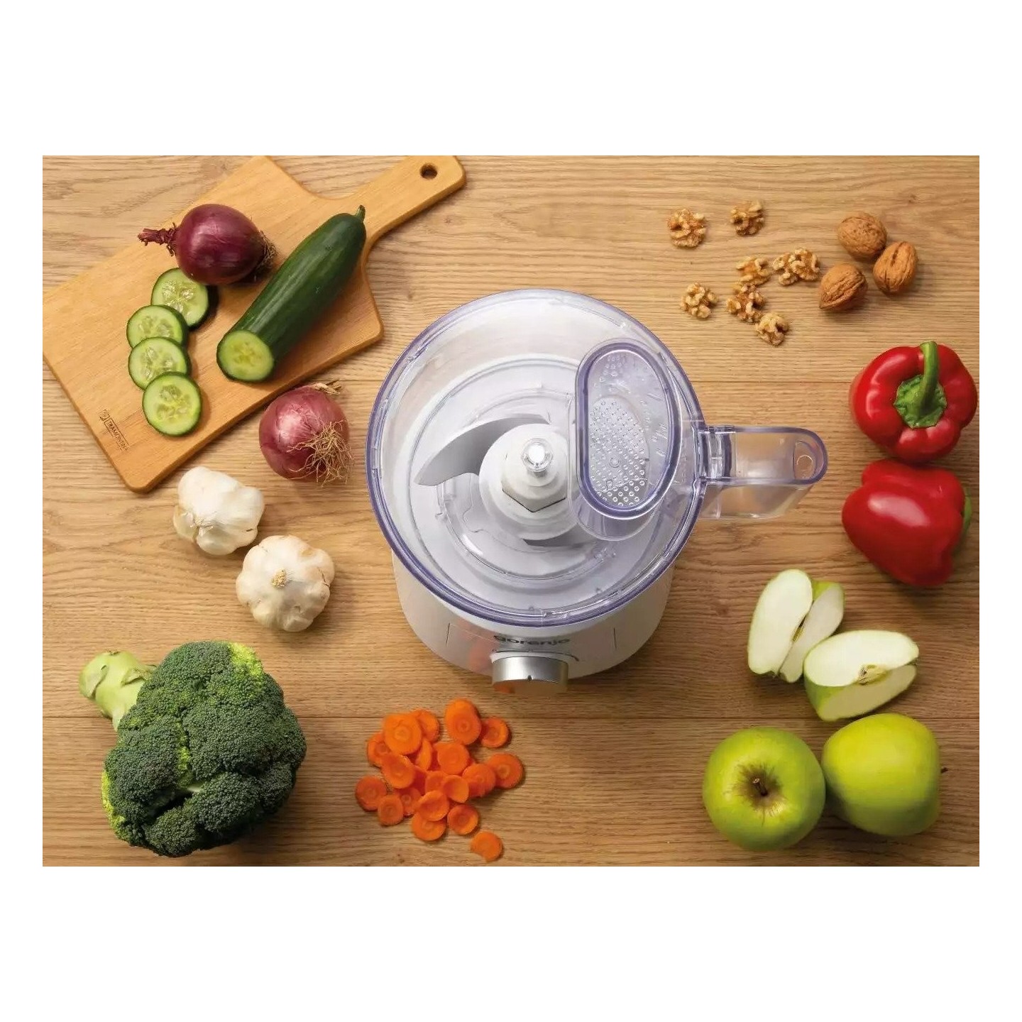 Gorenje Kitchen Blender Food Processor - SB801W - Kitchen Blender Food Processor 800W with 5 attachments White Inox