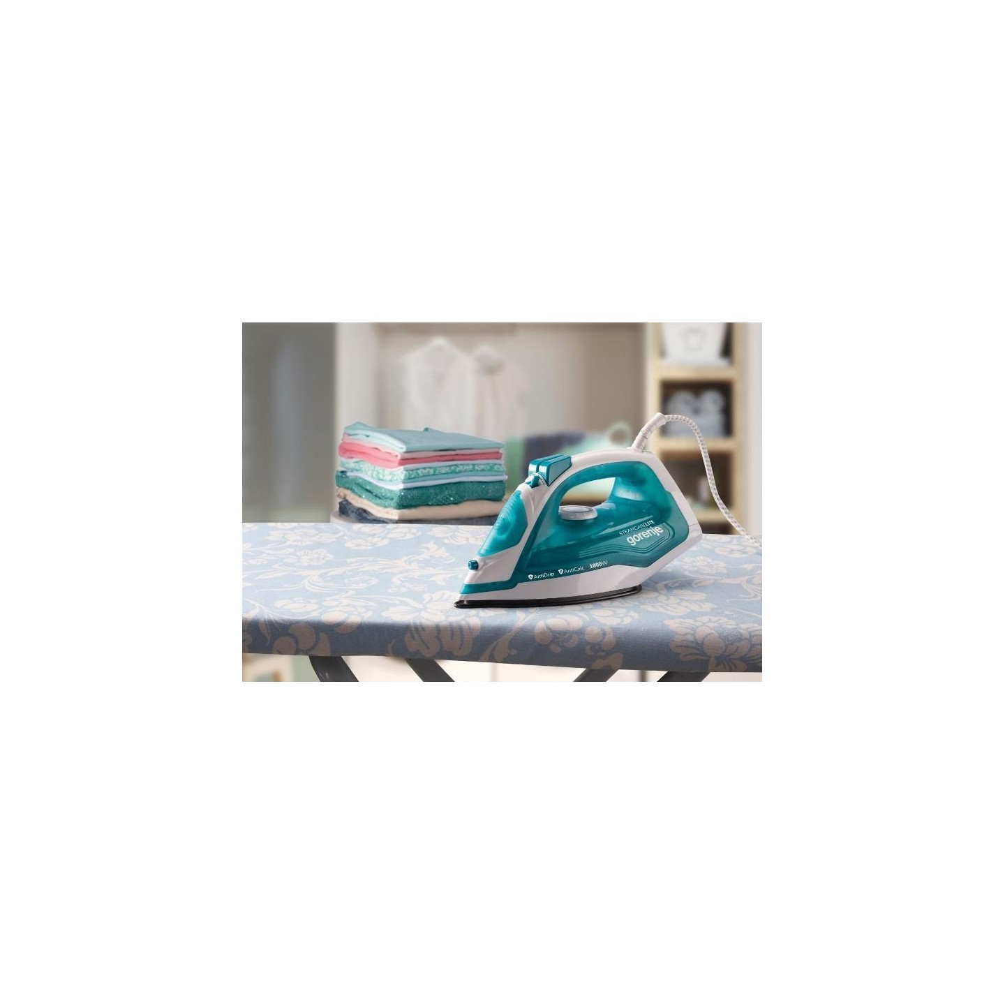 Gorenje Iron Steam Ceramic - SIH1800TQC - 1800W 25g min 250ml — Buy in Cyprus with Fast Delivery