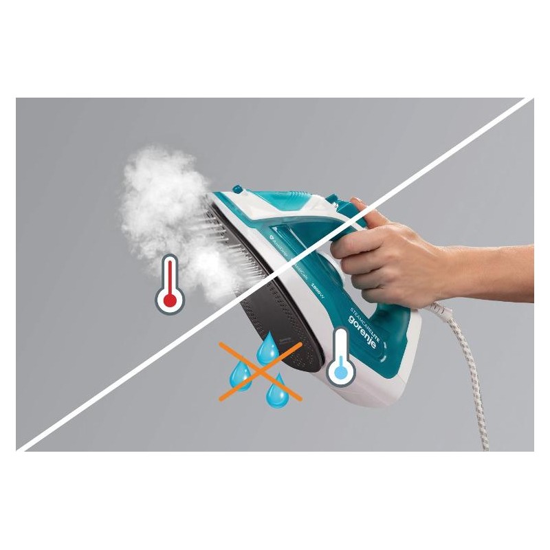 Buy Gorenje Iron Steam Ceramic - SIH1800TQC - 1800W 25g min 250ml in Cyprus, Nicosia, Limassol, Larnaka, Pafos