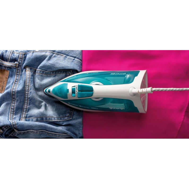 Buy Gorenje Iron Steam Ceramic - SIH1800TQC - 1800W 25g min 250ml in Cyprus, Nicosia, Limassol, Larnaka, Pafos