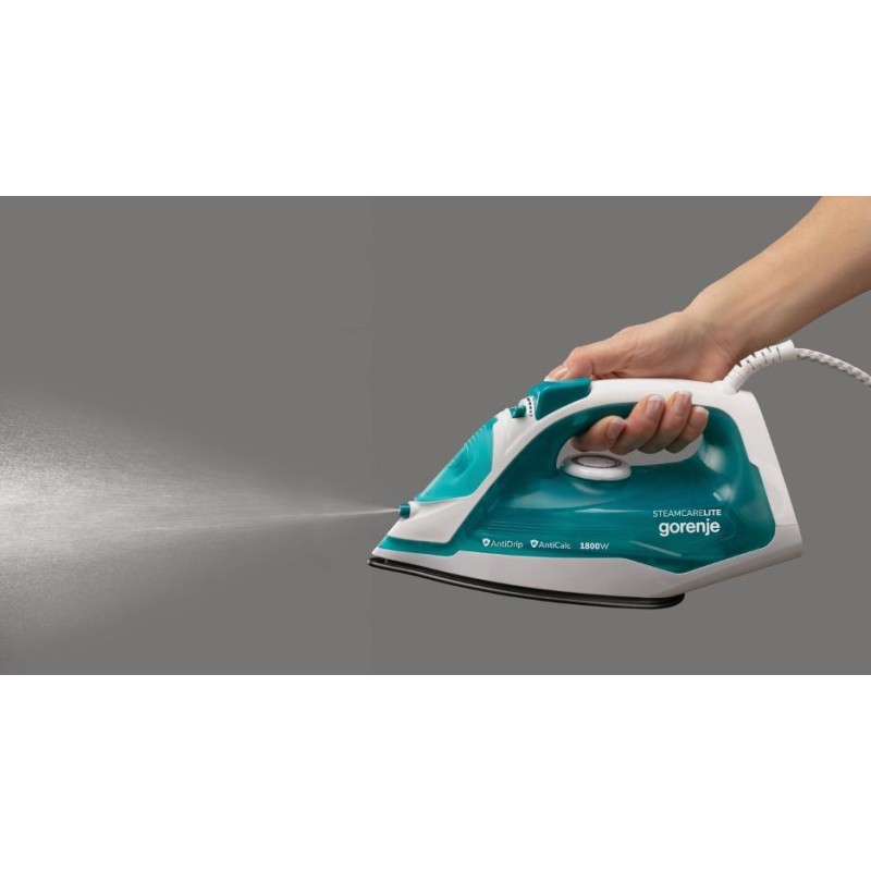 Buy Gorenje Iron Steam Ceramic - SIH1800TQC - 1800W 25g min 250ml in Cyprus, Nicosia, Limassol, Larnaka, Pafos