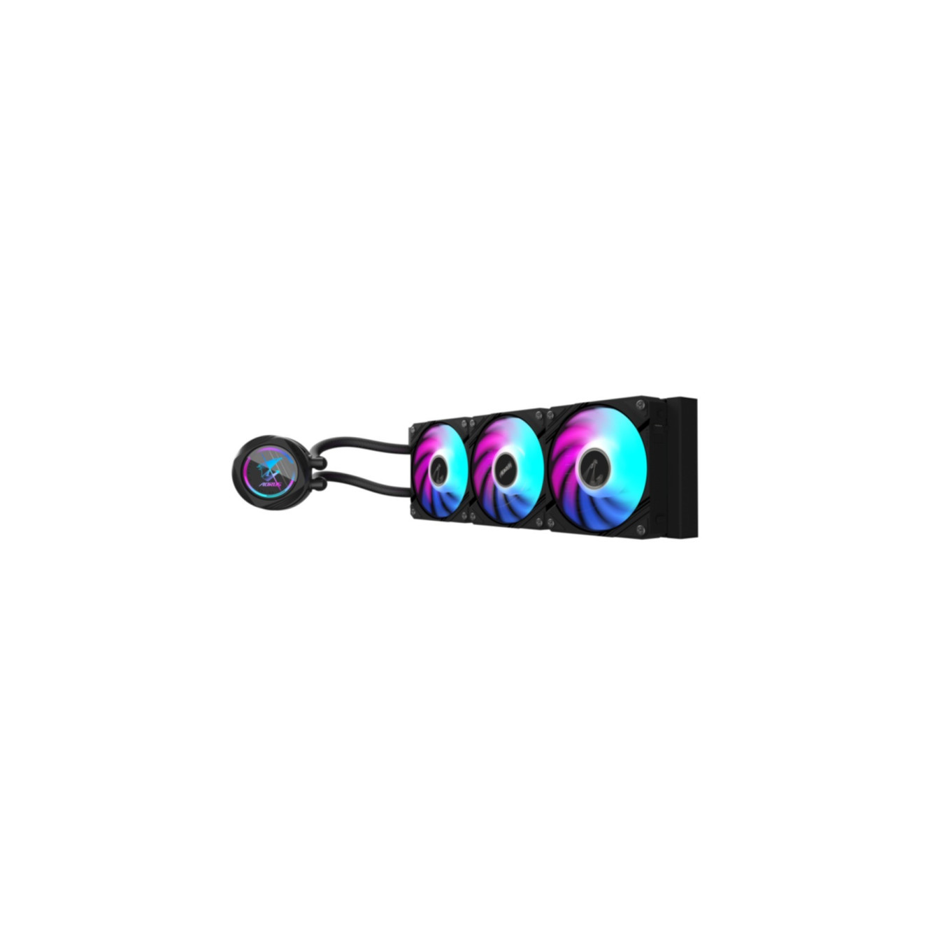 Gigabyte AORUS WATERFORCE II 360 G2 - 360mm AIO CPU Cooler - Black, ARGB, 300W TDP — Buy in Cyprus with Fast Delivery