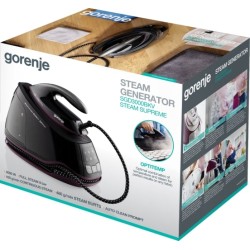 Buy Gorenje Iron Steam Generator - SGD3000BKV - 3000W 8 BAR 1.5L Water Tank 160g m in Cyprus, Nicosia, Limassol, Larnaka, Pafos