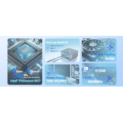 MINIX NEO Z97 Mini PC - Intel N97, 12GB LPDDR5X, 512GB NVMe, Triple 4K (Boxed) — Buy in Cyprus with Fast Delivery