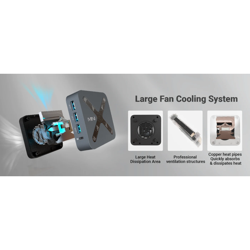 Buy MINIX Mini PC - N97 - 12GB DDR5, 512GB NVMe, Dual LAN, 2x HDMI DP Win11 Pro Z97 in Cyprus, Nicosia, Limassol, Larnaka, Pafos