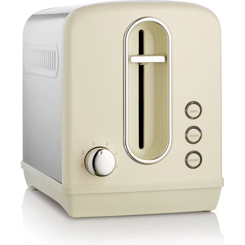 Buy Gorenje Kitchen Toaster - T1100CLI - 850W 2 Slots 6 Heating Levels Ivory Metal in Cyprus, Nicosia, Limassol, Larnaka, Pafos