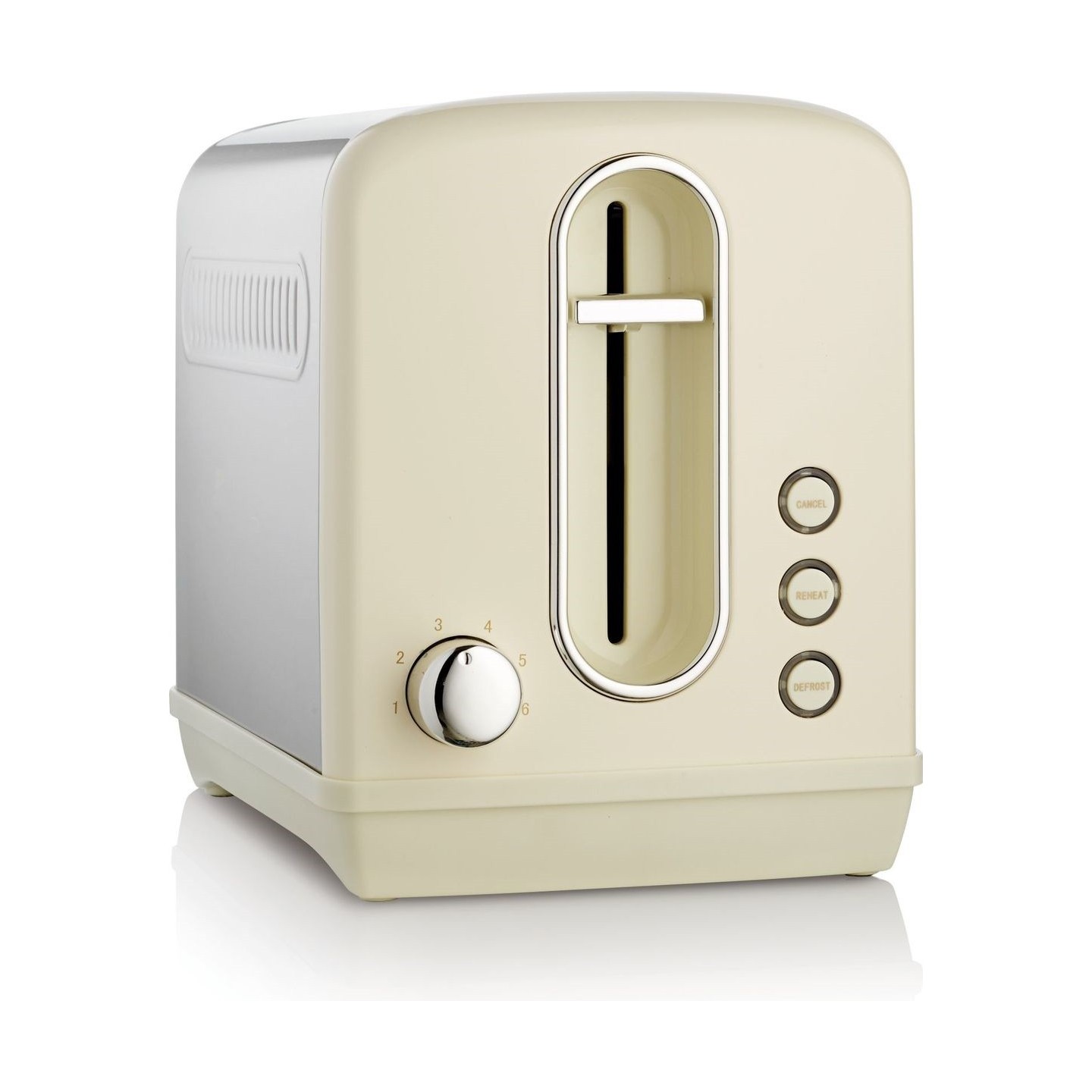 Gorenje Kitchen Toaster - T1100CLI - 850W 2 Slots 6 Heating Levels Ivory Metal — Buy in Cyprus with Fast Delivery