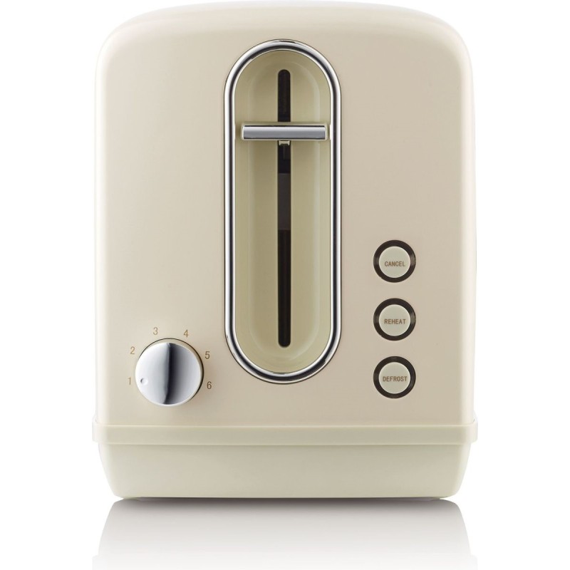 Buy Gorenje Kitchen Toaster - T1100CLI - 850W 2 Slots 6 Heating Levels Ivory Metal in Cyprus, Nicosia, Limassol, Larnaka, Pafos
